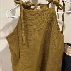 Madewell Olive Green Ribbed Tank Top